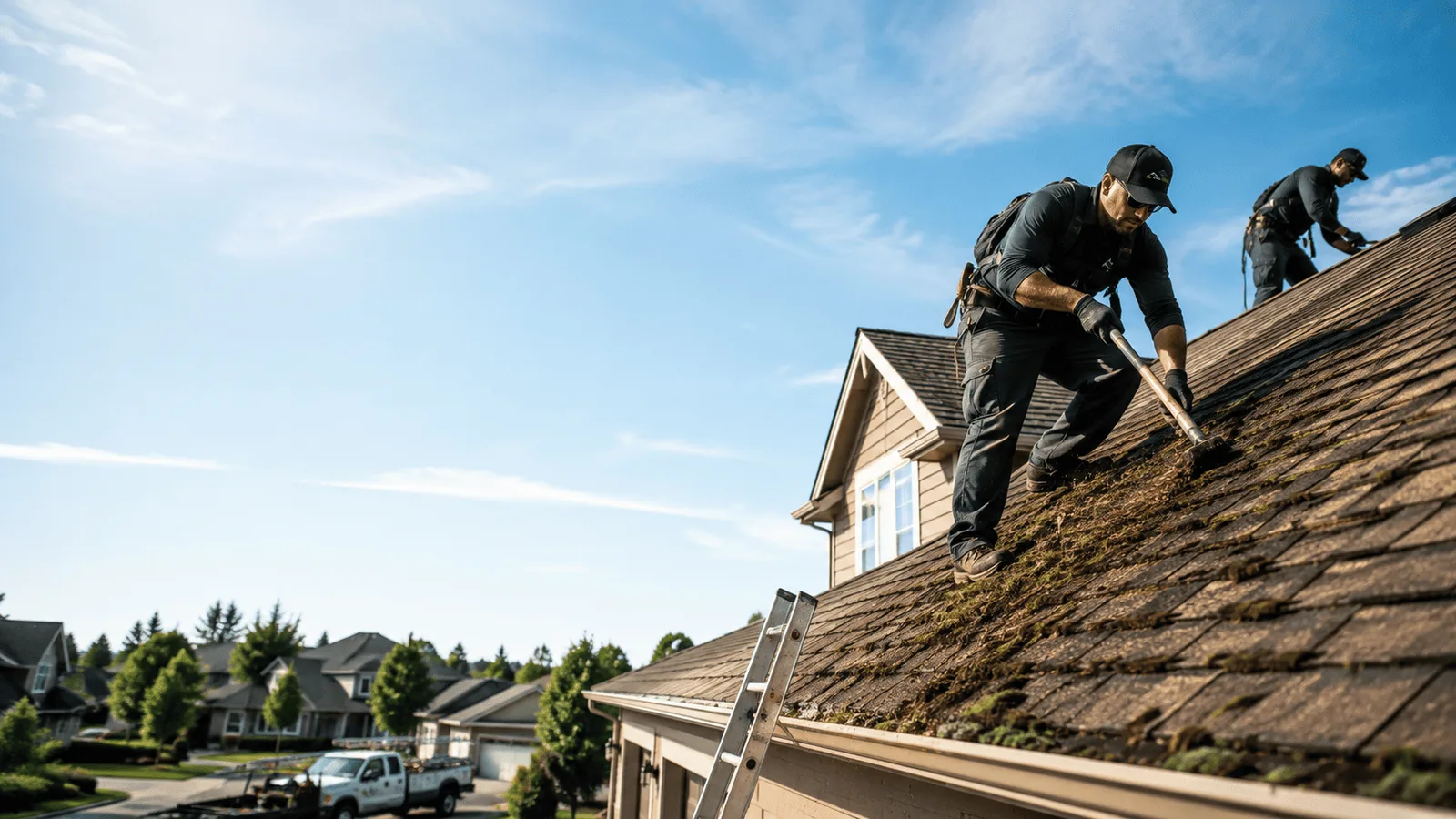 Roof Moss Removal in Big Rapids, MI near me